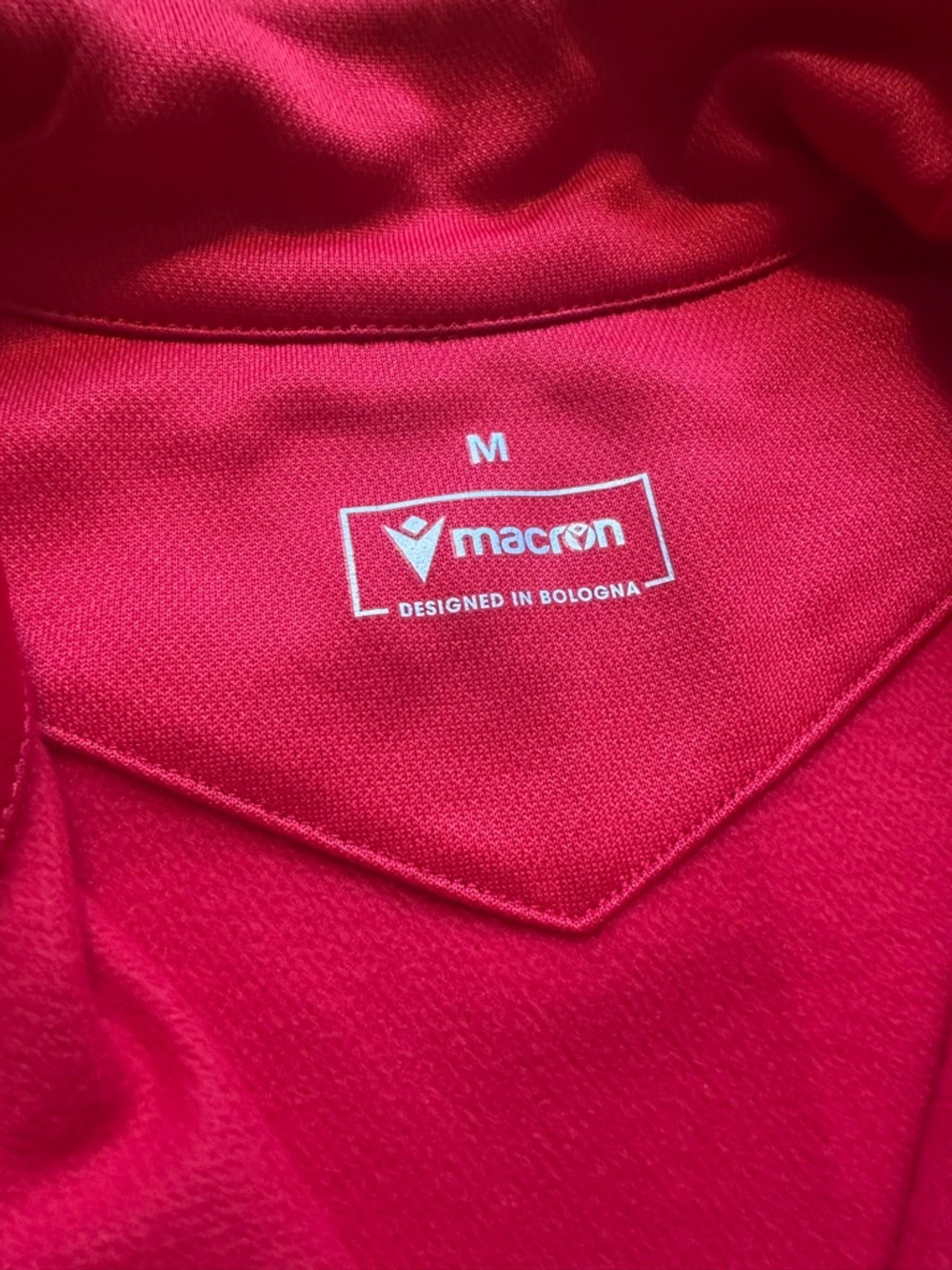 MACRON Red and White FCNE Quarter-Zip Pullover - Picture 3 of 9